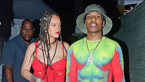 Rihanna Shines In Red Mini Dress With A$AP Rocky At Reggae Show - SurgeZirc India